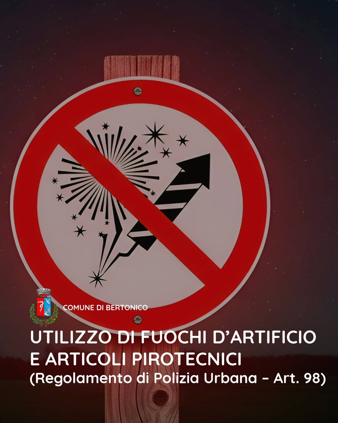 Avviso Cittadinanza - fuochi Artificiali