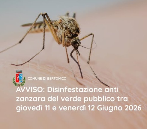 DISINFESTAZIONE ZANZARE Giugno 2026